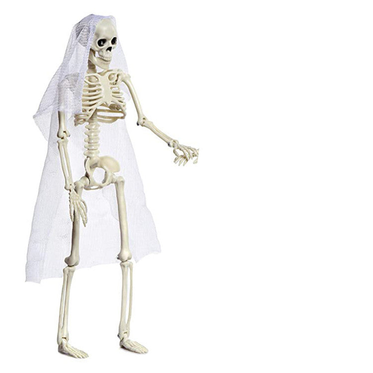 Halloween Plastic Skull Ghost Skeleton Decoration Props