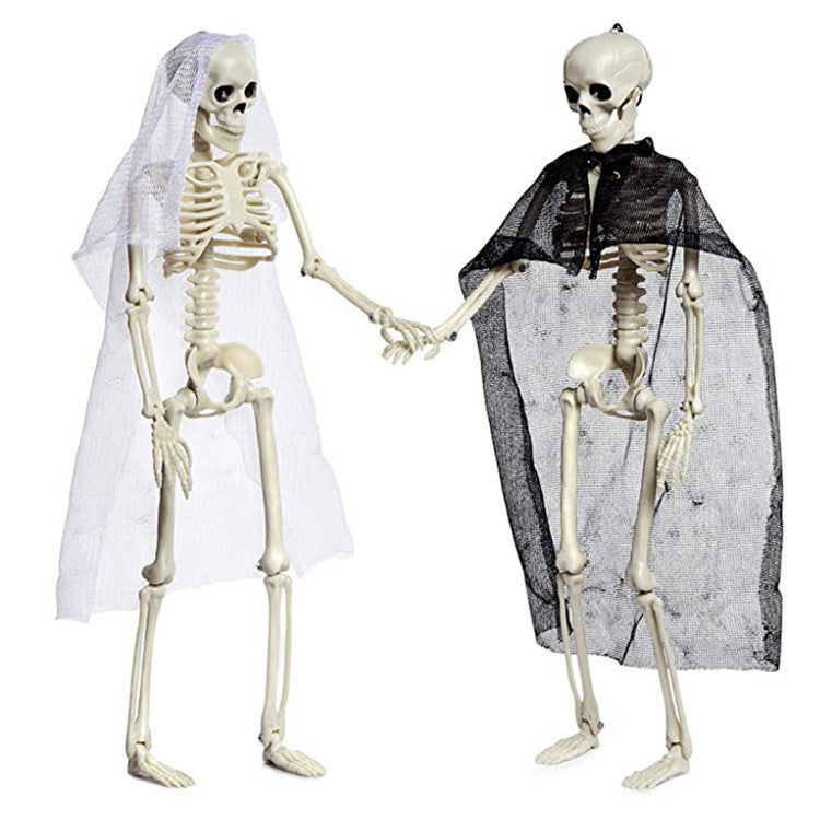 Halloween Plastic Skull Ghost Skeleton Decoration Props
