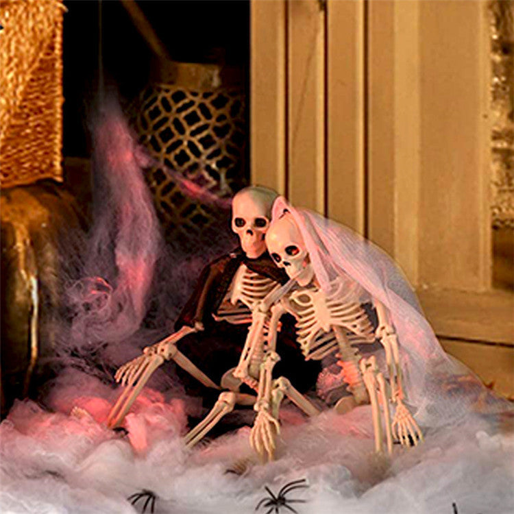 Halloween Plastic Skull Ghost Skeleton Decoration Props