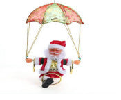 Santa Claus Climbing Ladder Decoration