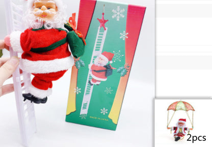 Santa Claus Climbing Ladder Decoration