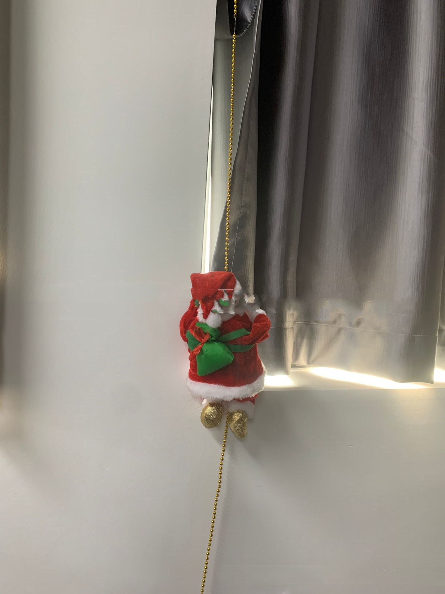 Santa Claus Climbing Ladder Decoration