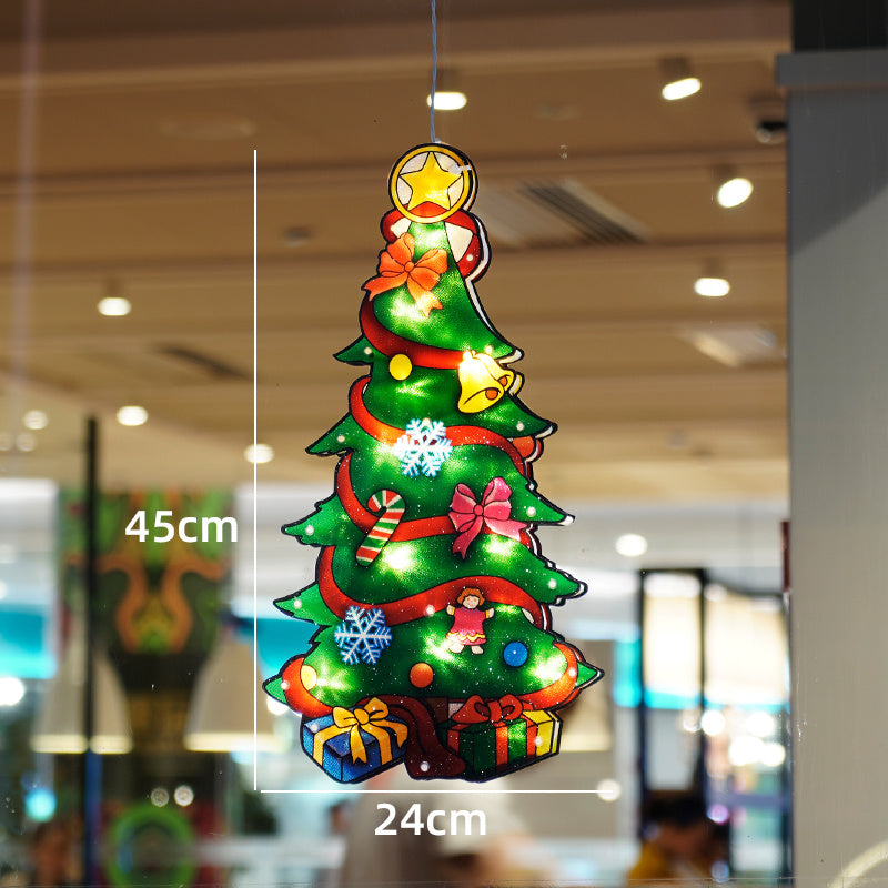 Christmas Suction Cup Light Decoration