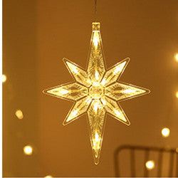 Christmas Star Curtain Lights