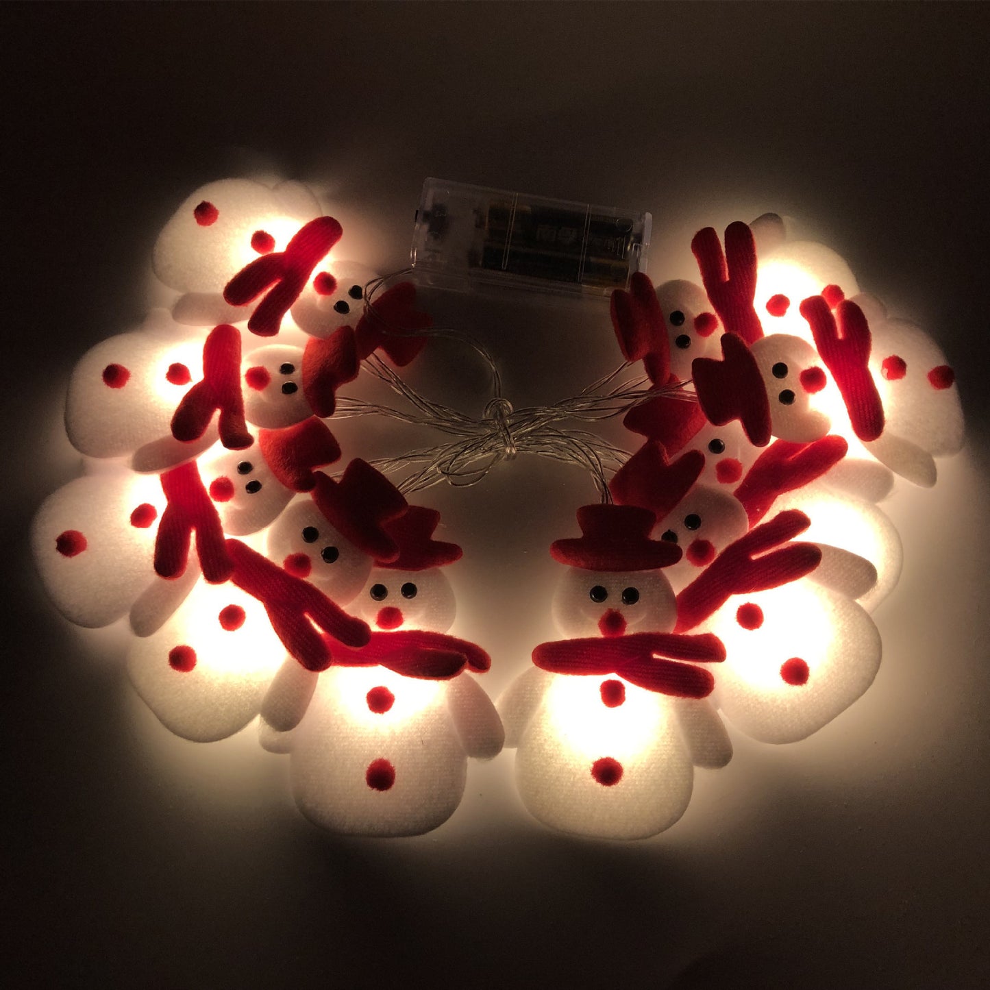 Christmas Snowman LED String Lights