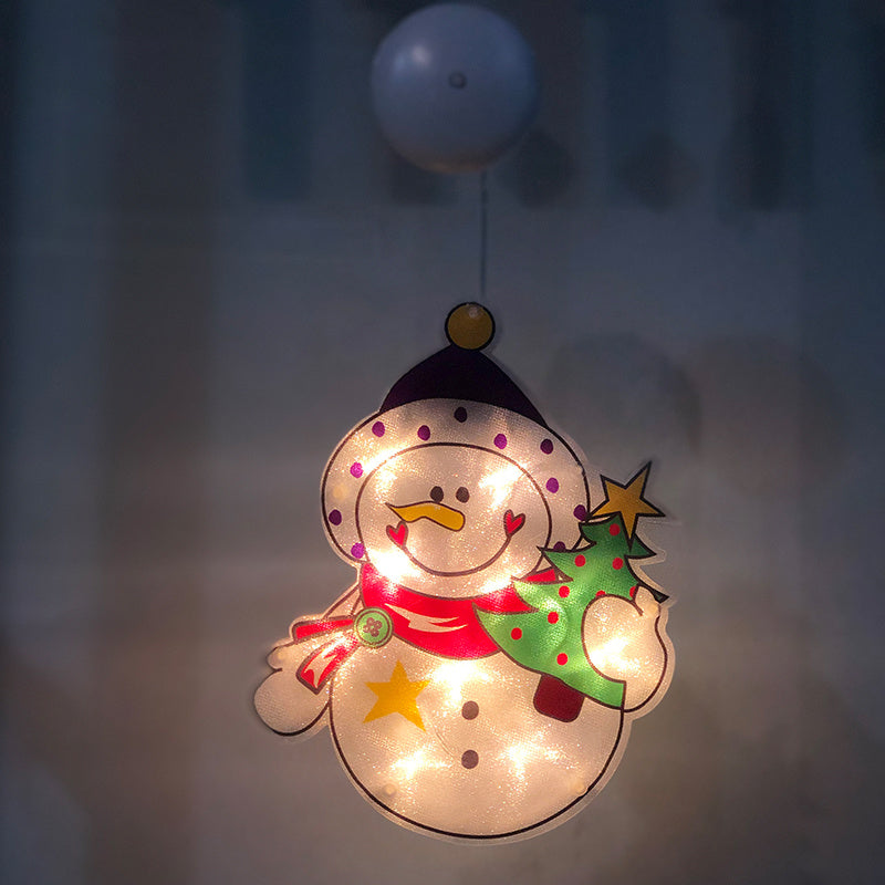 Christmas Suction Cup Light Decoration