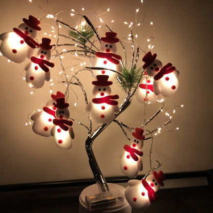 Christmas Snowman LED String Lights