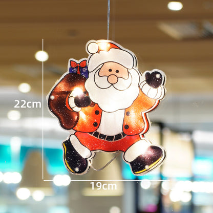 Christmas Suction Cup Light Decoration