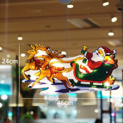 Christmas Suction Cup Light Decoration