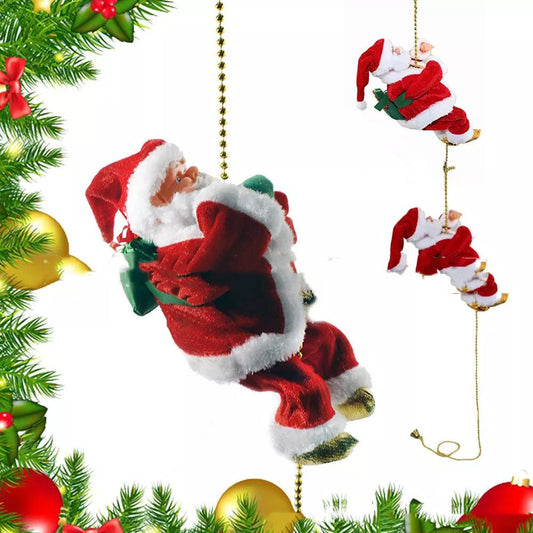 Santa Claus Climbing Ladder Decoration