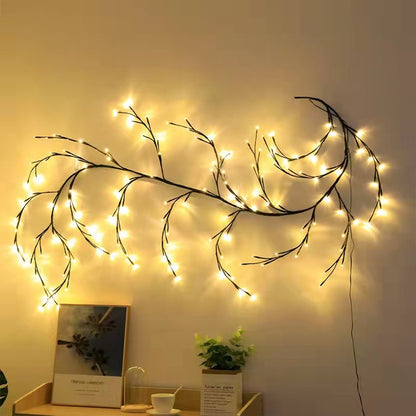 Lighted Willow Vine Garland