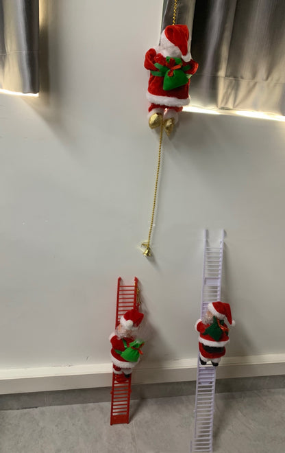 Santa Claus Climbing Ladder Decoration