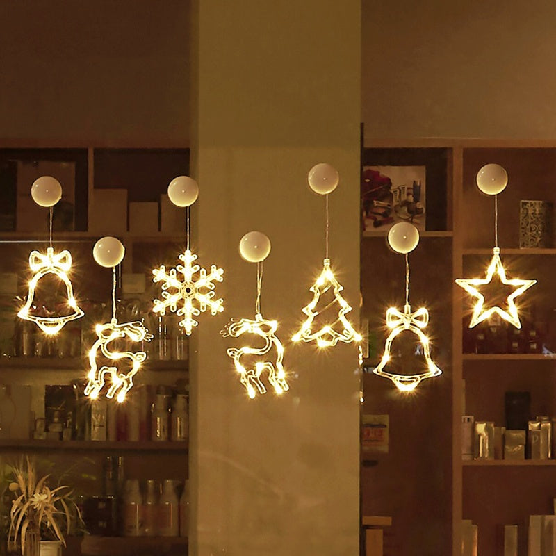 Christmas Star Curtain Lights