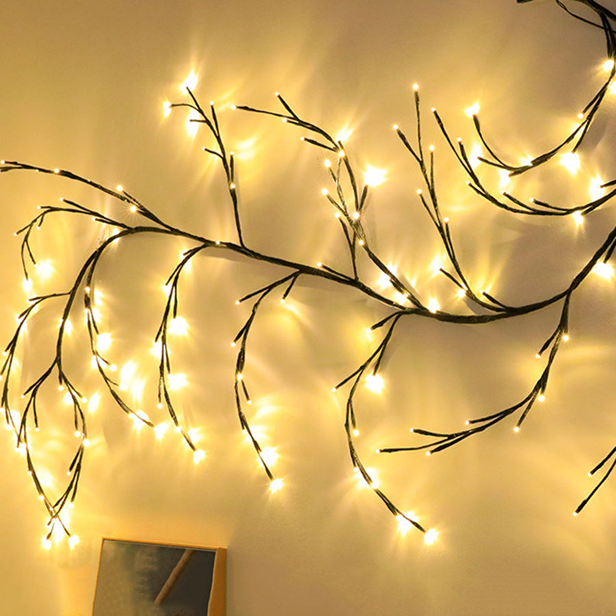 Lighted Willow Vine Garland