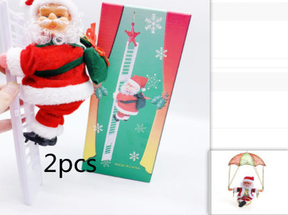 Santa Claus Climbing Ladder Decoration
