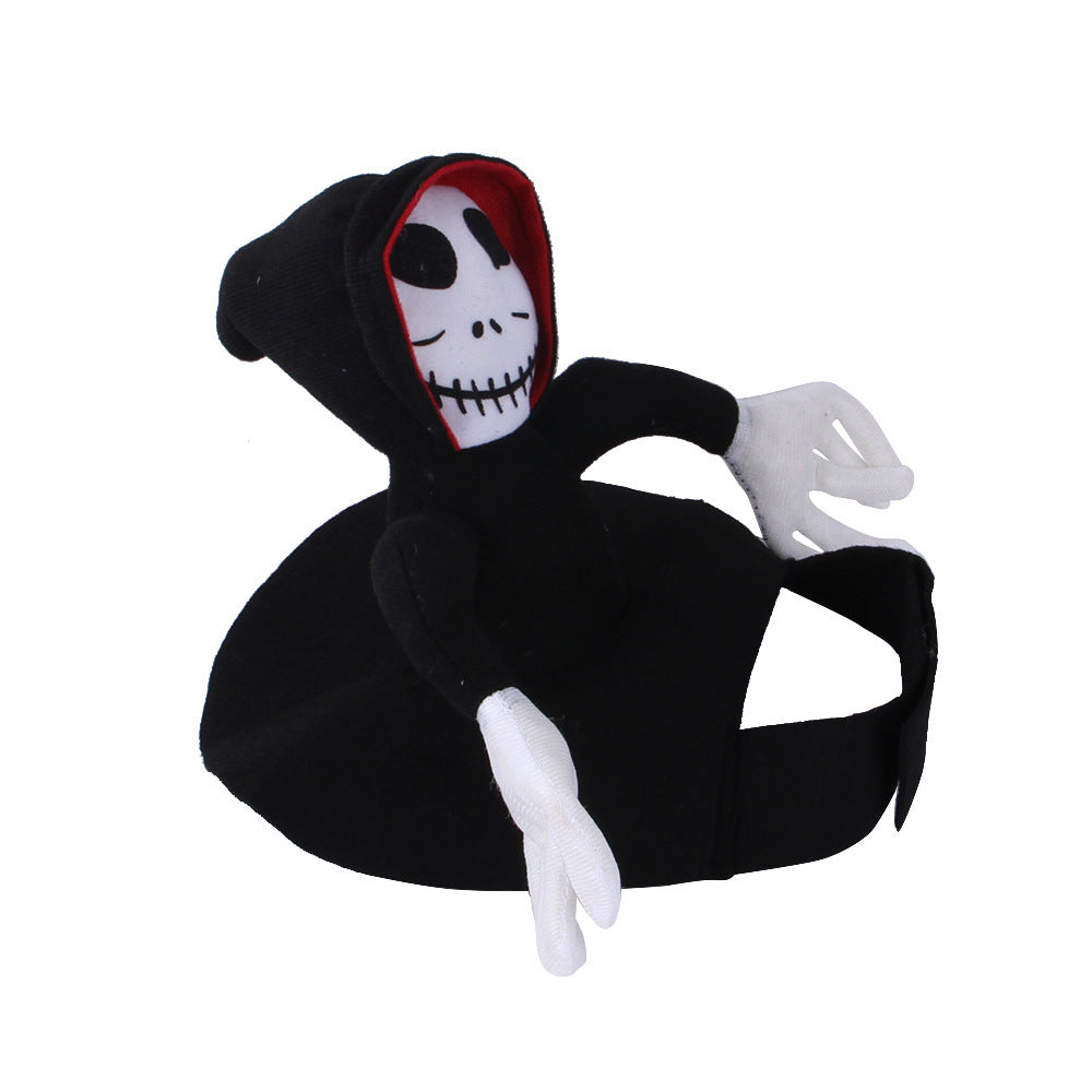 Pet cosplay goblin riding outfit for dogs and cats
