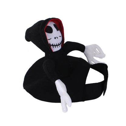 Pet cosplay goblin riding outfit for dogs and cats