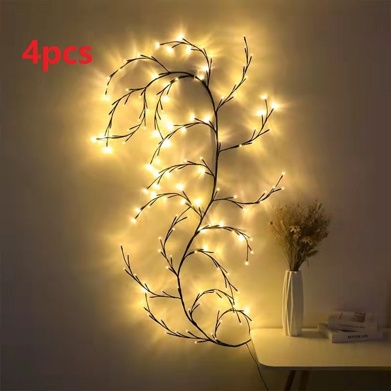 Lighted Willow Vine Garland
