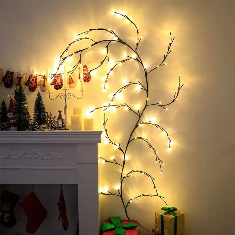 Lighted Willow Vine Garland