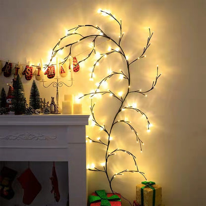 Lighted Willow Vine Garland