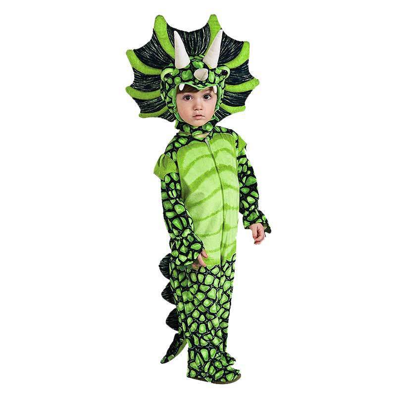 Kids and adults dinosaur cosplay costume for Halloween